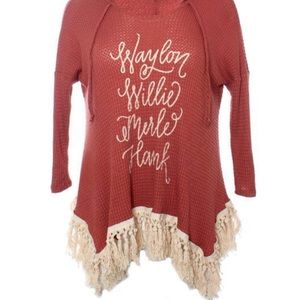 Judith March Fringe hooded thermal size large